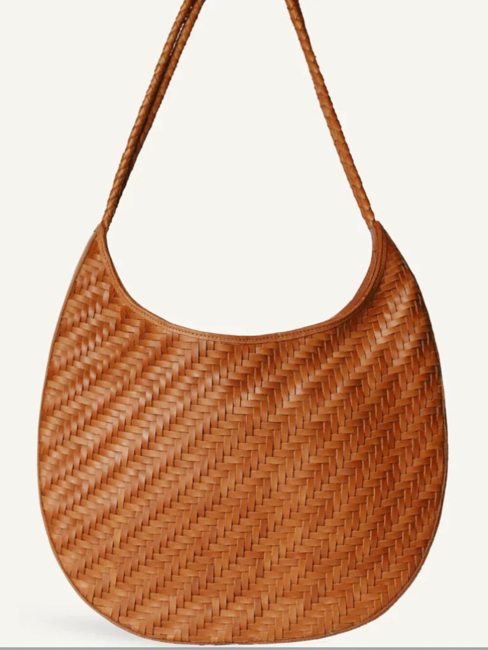Bembien Handwoven Leather Slouch Tote
